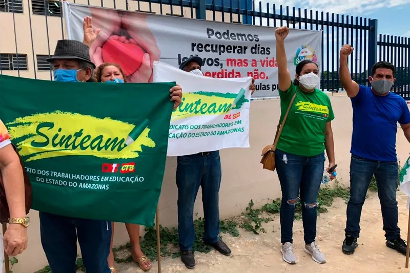 Sem diálogo, profissionais da Educação prometem protesto em frente à sede do Governo amazonense