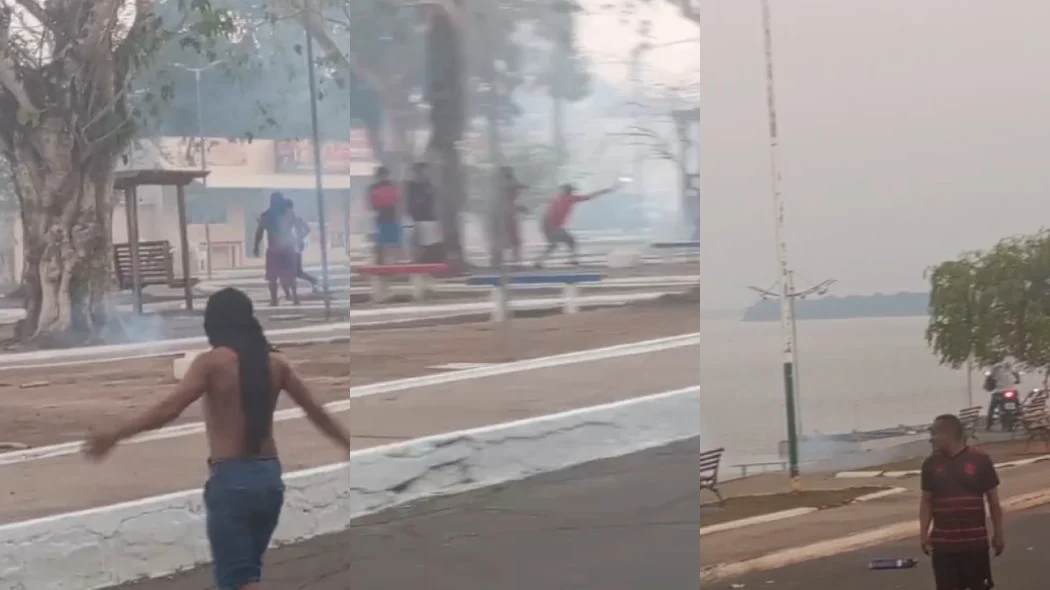 Garimpeiros atacam agentes federais com rojões em cidade do Amazonas; vídeos