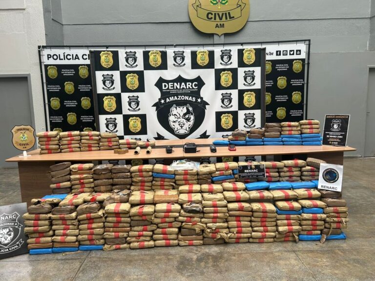 Polícia Civil do AM Apreende 300 Kg de Skunk em Manaus: Prejuízo de R$ 5,5 Milhões ao Tráfico
