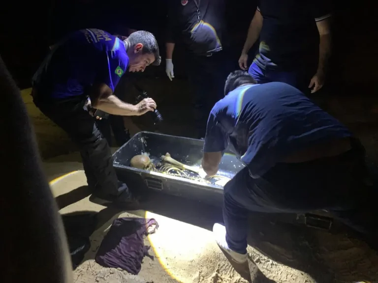 MISTÉRIO NO BRASILEIRINHO: Ossada humana com sinais de amarração é encontrada em área de mata